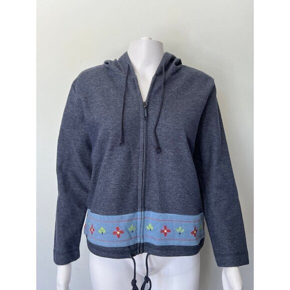 Villager Sport Liz Claiborne - Women’s Zip Up Hoodie Sz. PSm - Picture 1 of 6